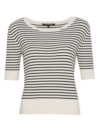 Sweter z rękawem 3/4 w paski