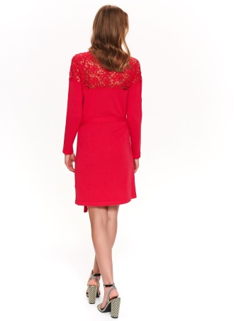 Tunika swetrowa z koronką