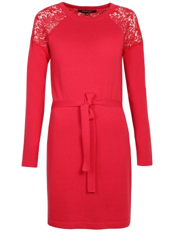 Tunika swetrowa z koronką