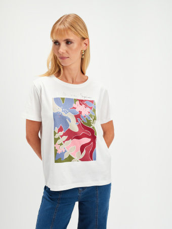T-shirt z grafiką  