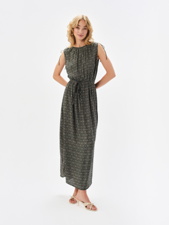 Sukienka maxi z printem 