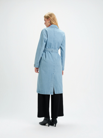 Płaszcz damski jeans 