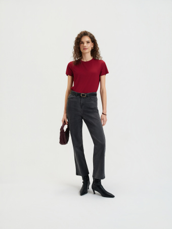 Denimowe spodnie regular 