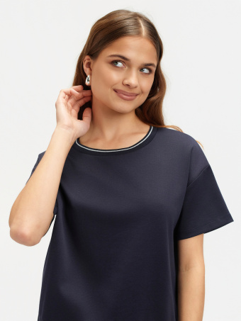 Granatowa bluza krótki rękaw