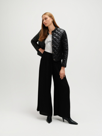 Pikowana kurtka czarna 