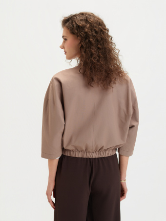 Kurtka bomberka w odcieniu coffee 