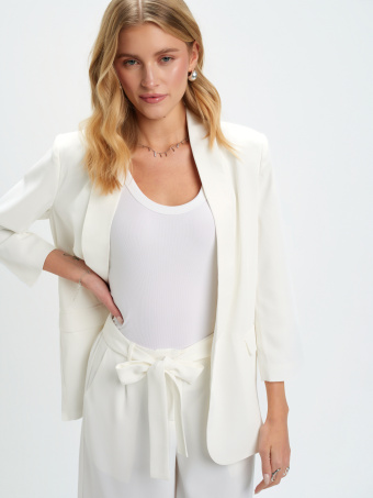 Eleganckie spodnie z wiązaniem 