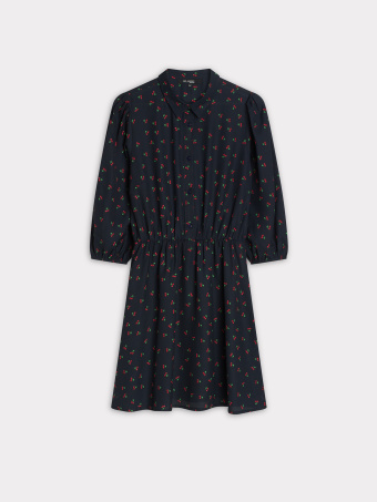 Krótka sukienka z nadrukiem 