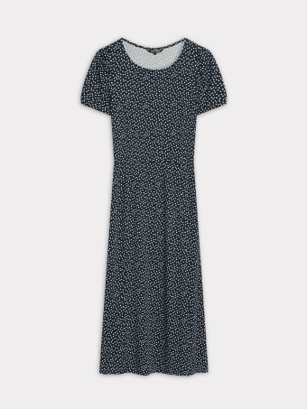 Sukienka maxi w groszki 