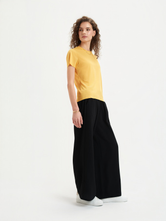 Żółty top w prążki 