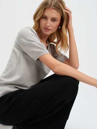 Sweter damski krótki rękaw