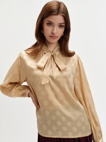 Elegancka bluzka z wiązaniem 