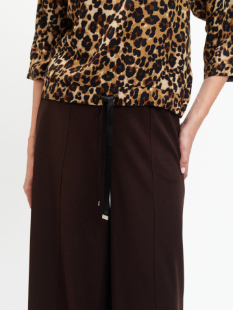 Bluzka z printem w panterkę 