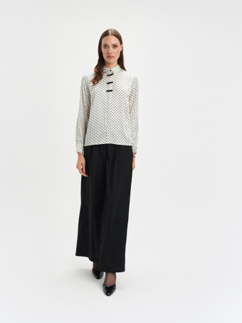 Elegancka koszula w groszki 