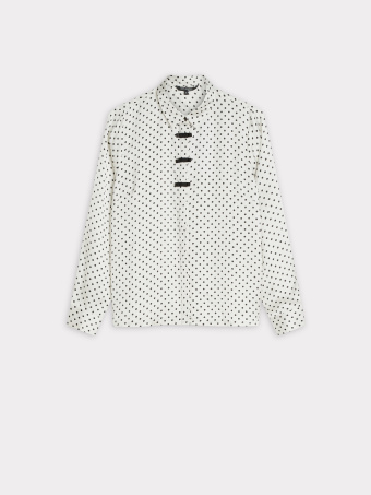 Elegancka koszula w groszki 
