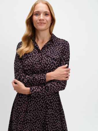 Szmizjerka z wiskozy z printem 