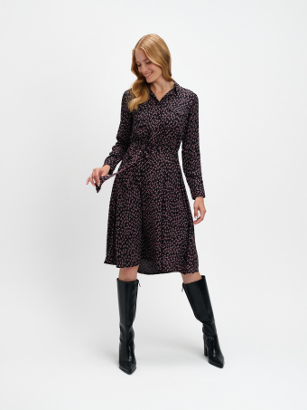 Szmizjerka z wiskozy z printem 