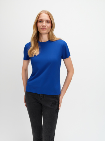 Kobaltowy top basic  Kobaltowy top basic