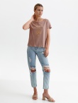 Dopasowany t-shirt z nadrukiem