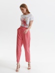 T-shirt damski z nadrukiem w kwiaty