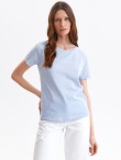 Pastelowy t-shirt z nadrukiem