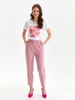 T-shirt damski z kwiatowym nadrukiem