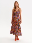 Sukienka maxi w kolorowe kwiaty