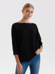 Gładki sweter damski