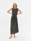 Sukienka maxi z printem 