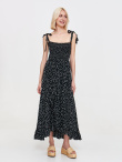 Wiskozowa sukienka w kropki 