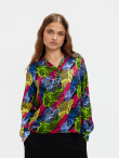 Multikolorowa bluzka z printem 