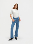 Niebieskie jeansy wide leg 