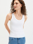 Biały top na ramiączkach 