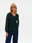 Ciemnozielona bluzka plumeti 