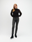 Szare jeansy slim fit 