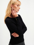 Czarny basicowy sweter 