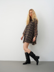 Zwiewna sukienka z wzorem
