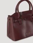 Bordowa torebka shopper 