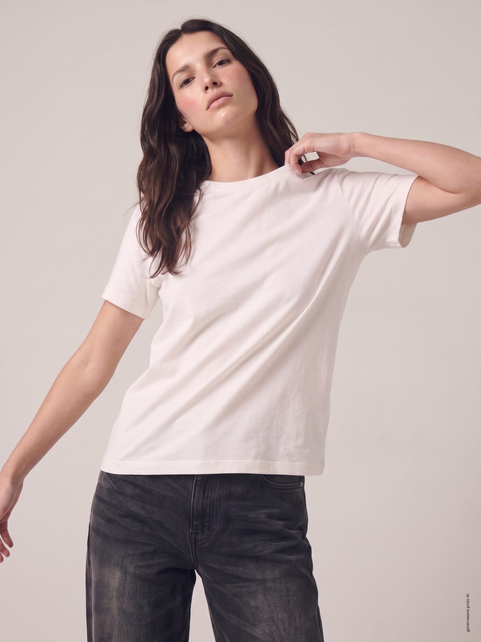 Biały top basic 