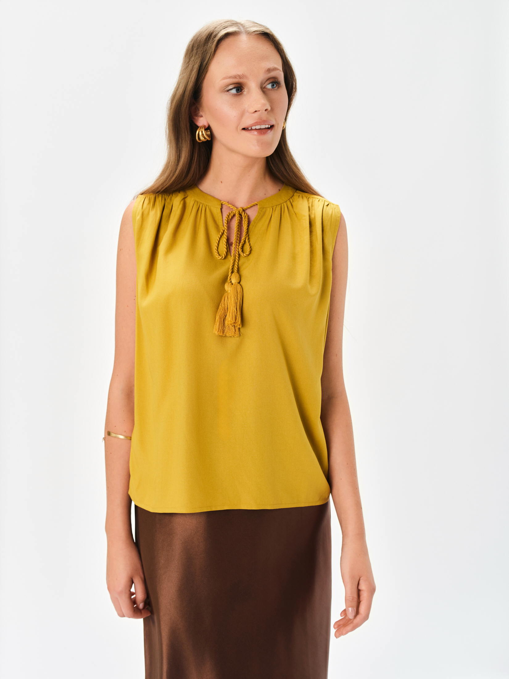 Bluzka w bursztynowym kolorze 