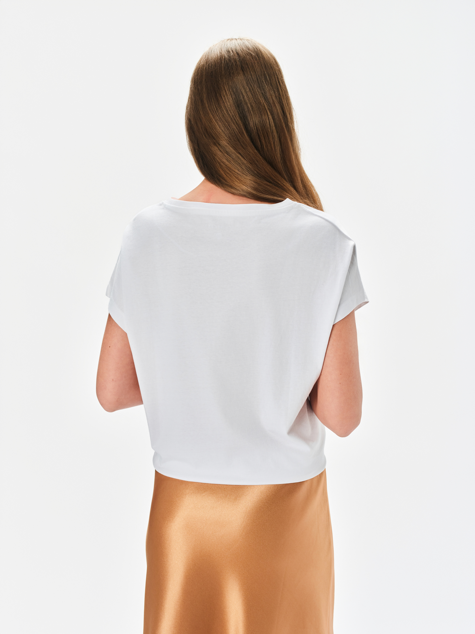 T-shirt z efektownym nadrukiem 