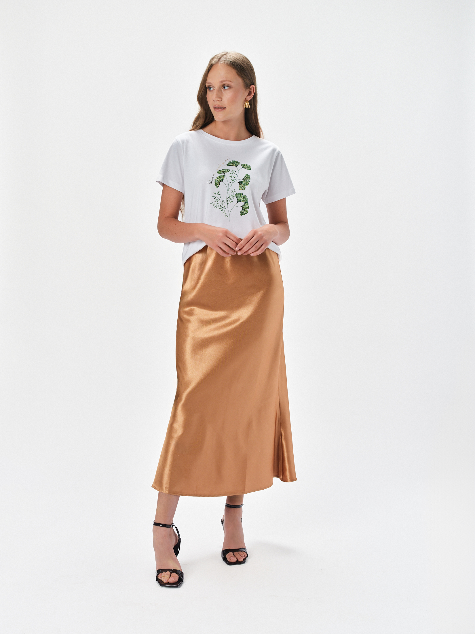 T-shirt z delikatnym nadrukiem 