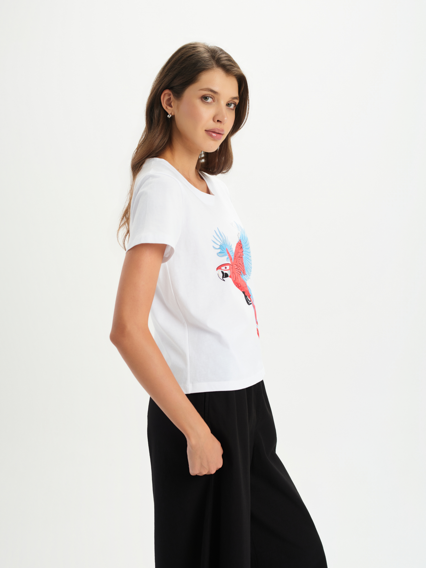 T-shirt regular z nadrukiem 