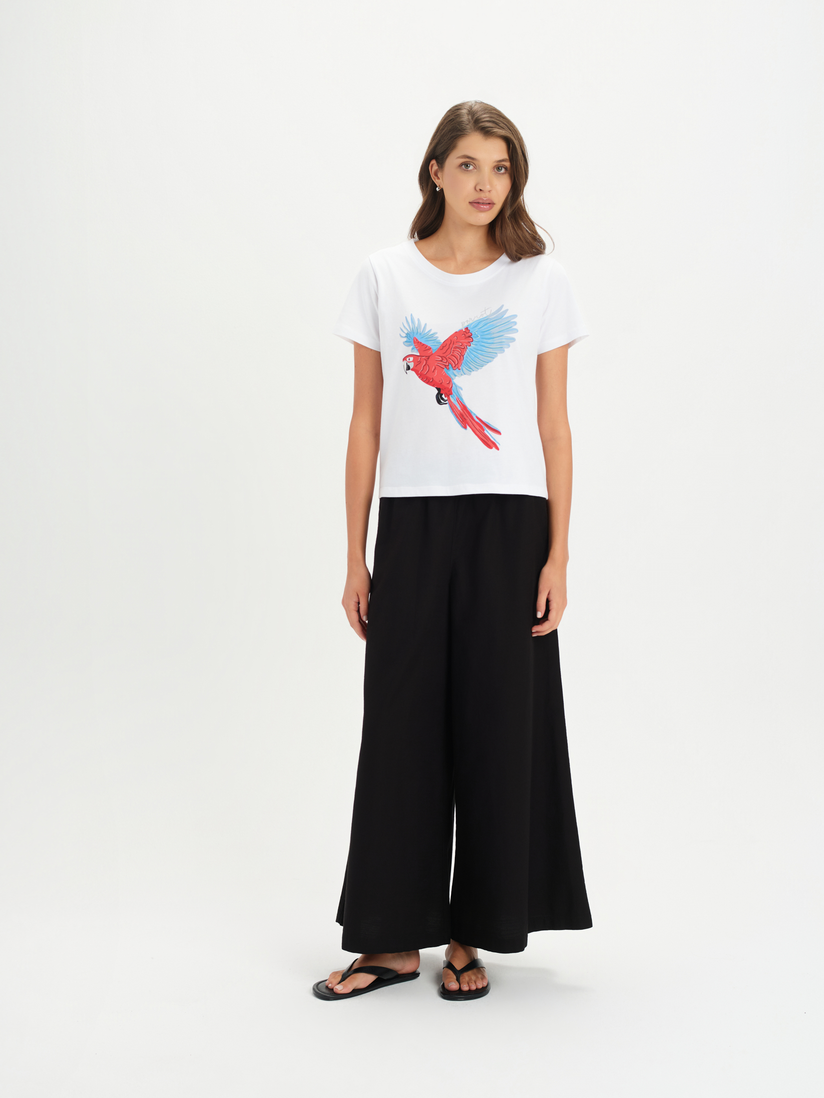 T-shirt regular z nadrukiem 