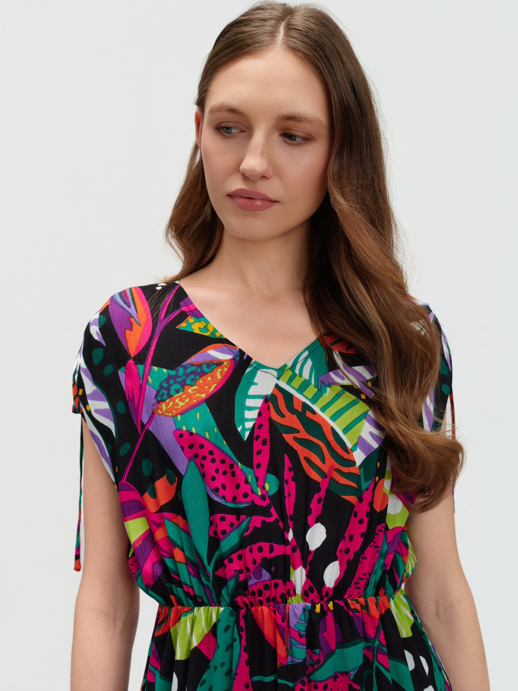 Multikolorowa sukienka 