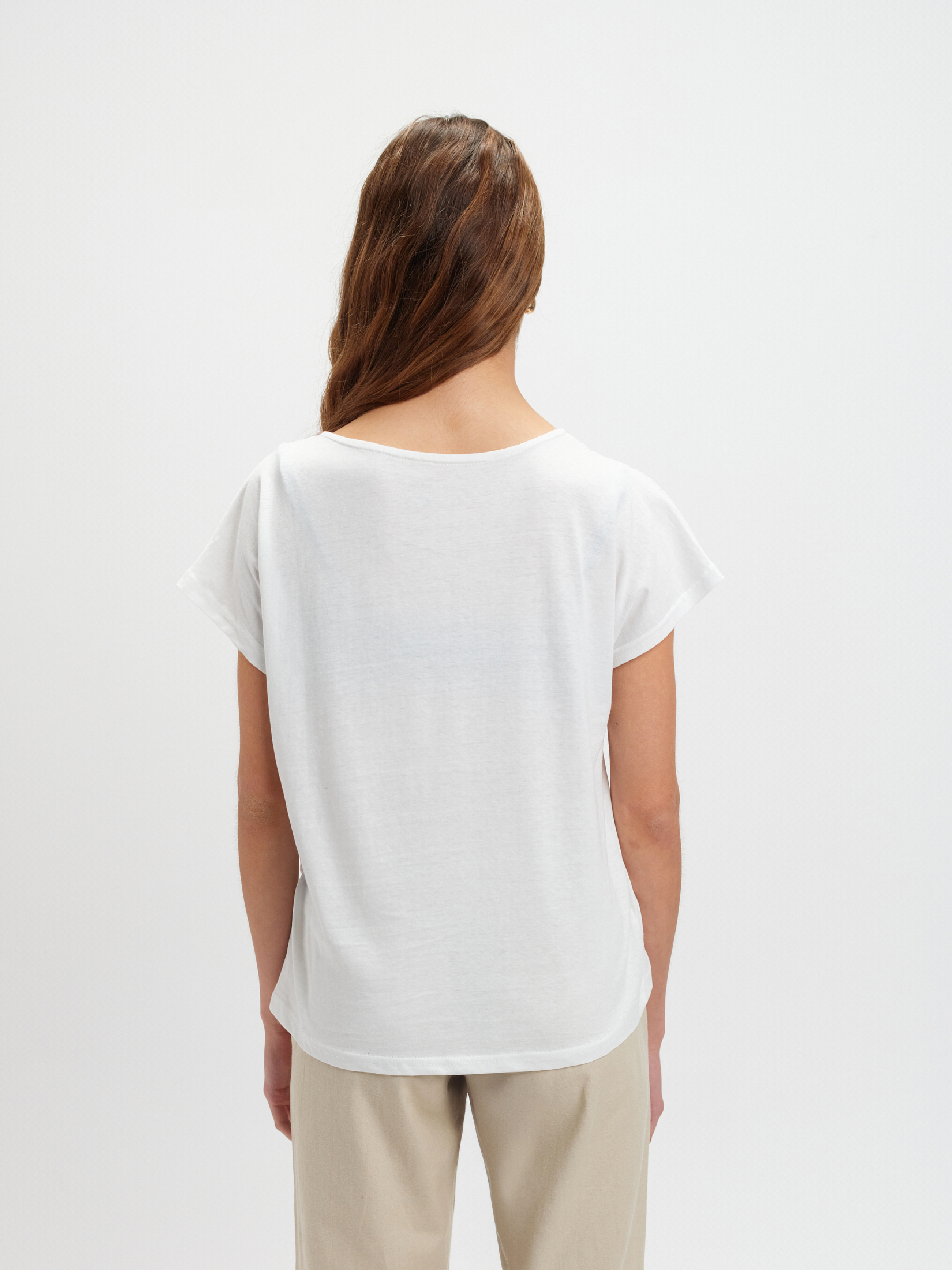 Podkoszulek damski z grafiką muszli