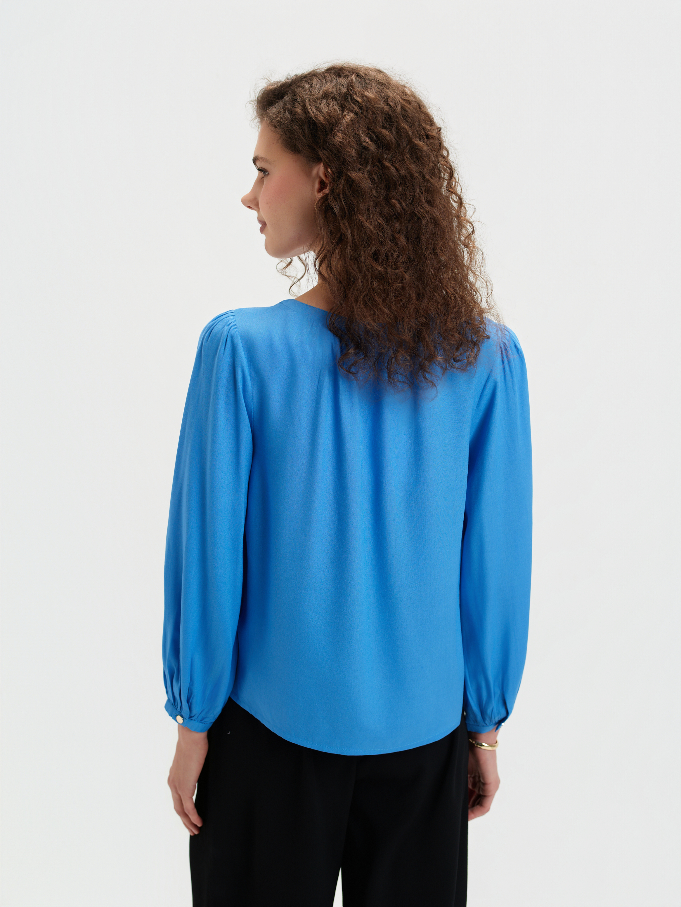 Zwiewna bluzka z wiskozą 