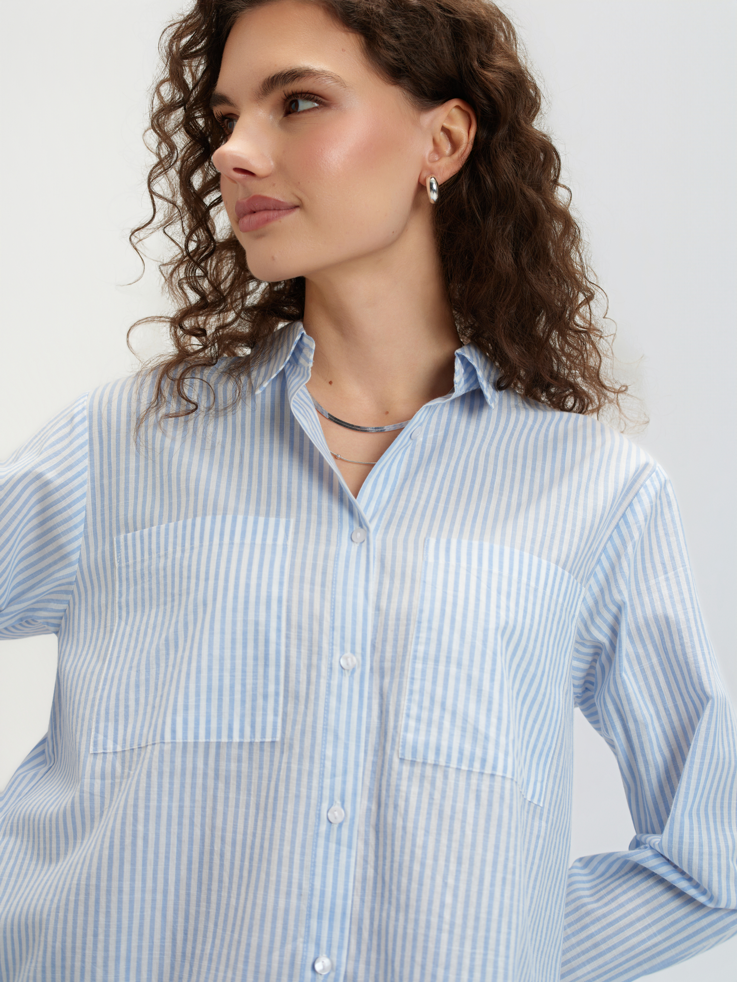 Bawełniana koszula w paski 