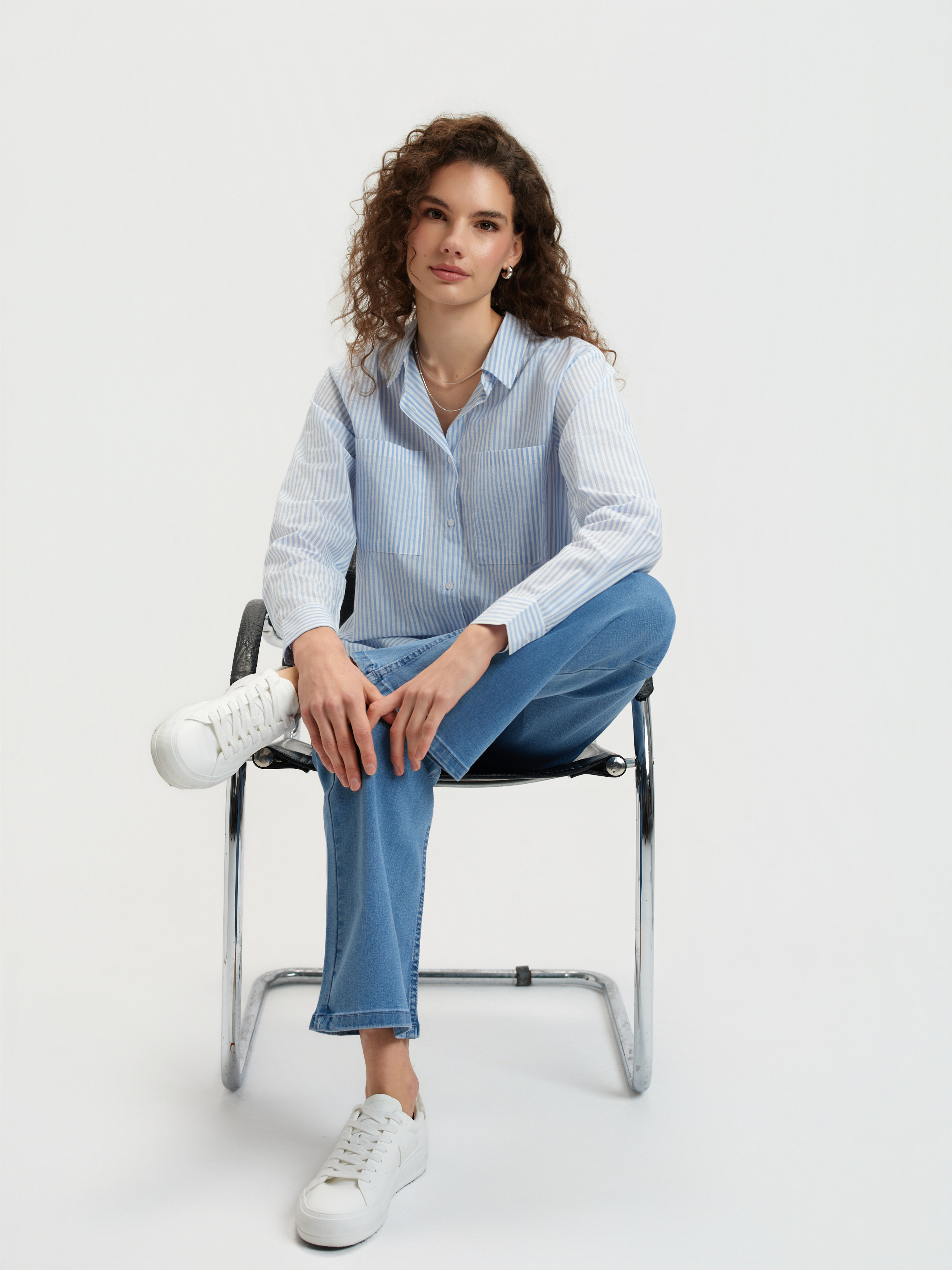 Bawełniana koszula w paski 