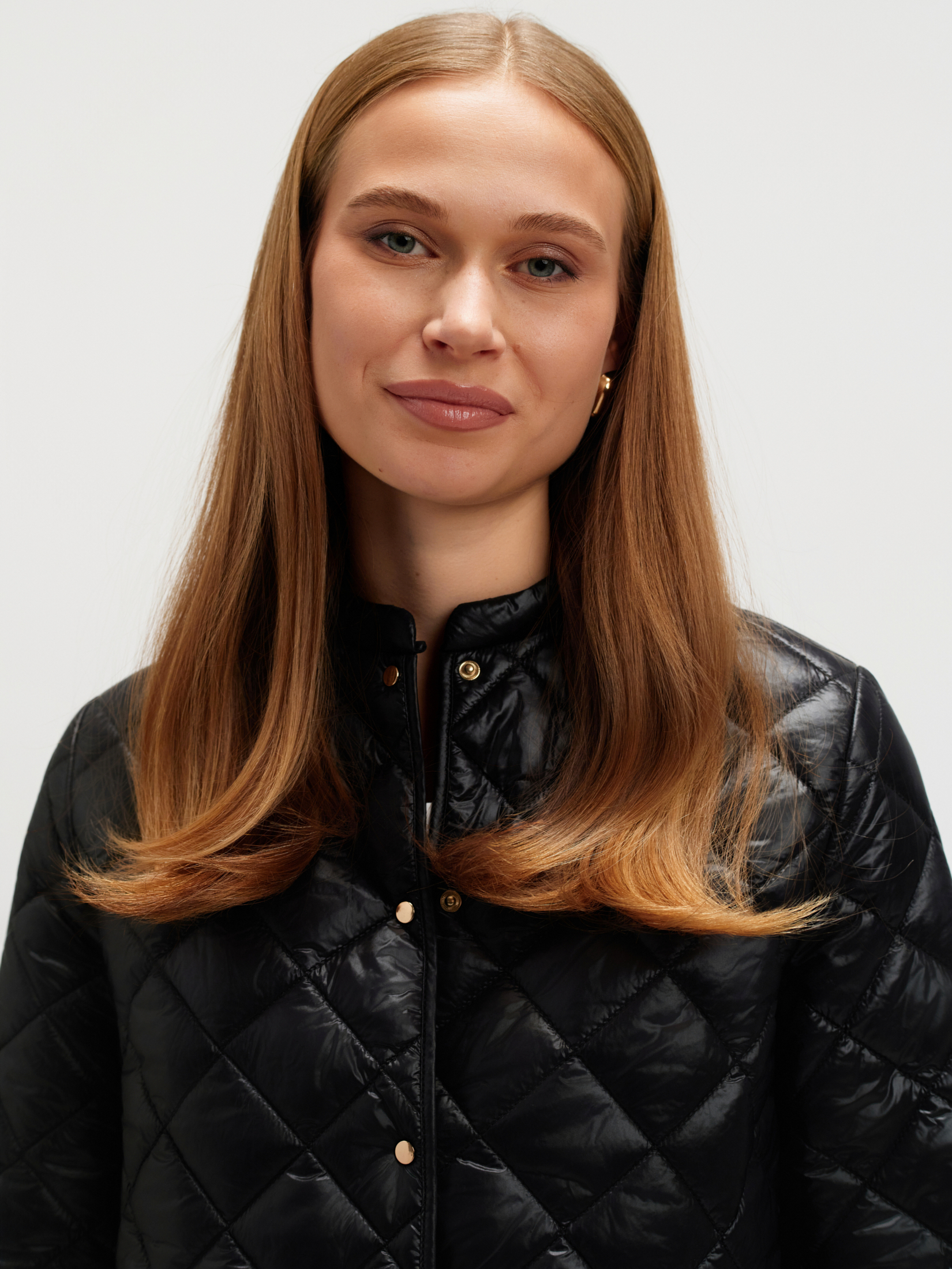 Pikowana kurtka czarna 